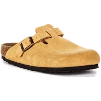 Birkenstock Boston Bs In Lattee | Regular Fit – 7 UK - 40 EU - 9/9.5F & 7/7.5M US / Lattee - Beige