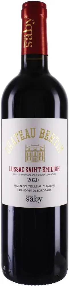 Château Bertin Lussac/Saint-Emilion 2020 - Rotwein / trocken - Frankreich / Bordeaux/St. Emilion - Merlot / Vignobles Saby