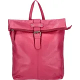 The Skandinavian Brand Damen Leder Rucksack Fuchsia