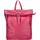 The Skandinavian Brand Damen Leder Rucksack Fuchsia