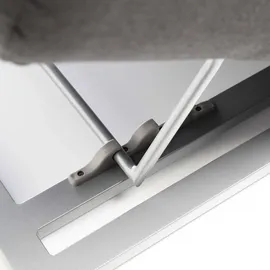 Kettler EGO Sonnenliege 90 x 90 x 0 cm Silber/Flanelle