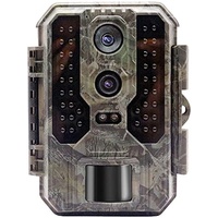 VisorTech Wildcam: 4K-Wildkamera mit Dual-Linse, IR-Nachtsicht, PIR-Bewegungssensor, IP65 (Wildcameras, Wildkamera als Überwachungskamera, LED Bewegungsmelder)