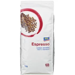 aro Kaffeebohnen Espresso 100% Arabica (1 kg)