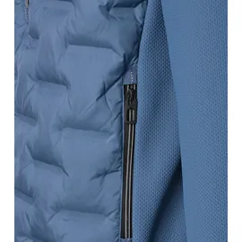 CasaModa Materialmixjacke blau 5XL