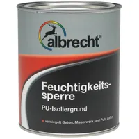 Albrecht Isoliergrundierung Feuchtigkeitssperre Transparent 0,75 l
