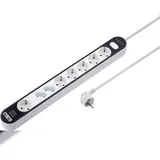 Sygonix Steckdosenleiste 8-fach Weiß 1 St.