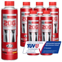 6X RZ20G Benzin System Reiniger | Einspritzsystem Reiniger | Injektor Reiniger | Einspritzdüsenreiniger | Motor Pflege | Korrosionsschutz | TÜV-Geprüft | 300 ml Dose