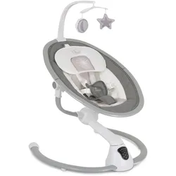 Cangaroo Swing Cloud Babywippe Musik Timer Mobile Schwingfunktion Fernbedienung grau beige