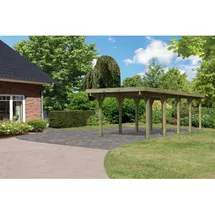 Karibu Classic Einzel 3 2,50 x 7,78 m kdi inkl. PVC-Dachplatten
