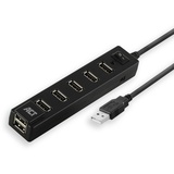 Act USB Hub, 7 Ports mit Ein- und Ausschalter AC6215