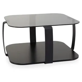 Harper Schwarz Glas 75 x 40 x 75 cm