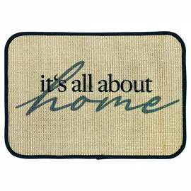 WohnDirect Fußmatte ECO-SISAL 1 in Dunkelgrün, | Gr.: 45 x 75 cm,