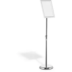 Durable Info-Bodenständer Alu-Klapprahmen A4, 1 Stück, Art. Nr. 479823