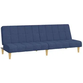 vidaXL Schlafsofa 2-Sitzer Blau Stoff