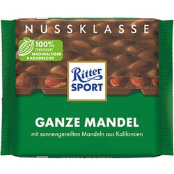 Ritter SPORT GANZE MANDEL Schokolade 100,0 g