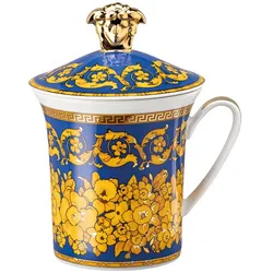 Rosenthal Versace 30 Jahre Becher mit Deckel Floralia Blue