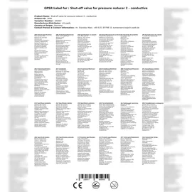 ich-zapfe Absperrhahn für Druckminderer 2-leitig