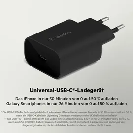 Belkin Boost Charge USB-C Wandladegerät - Schwarz