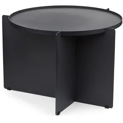 Gejst - Svip Beistelltisch, Ø 60 x 42 cm, schwarz / grau