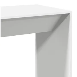 vidaXL Bartisch 102 x 50 x 103,5 cm Weiß