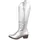 Ital-Design Cowboyboots Damen Silber 37
