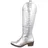 Ital-Design Cowboyboots Damen Silber 37