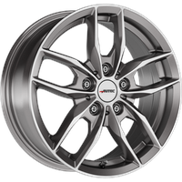 Autec Bavaris 7.5x18 ET51 5x112 66,6, titansilber poliert