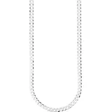 Bruno Banani Panzerkette »Schmuck Geschenk Silber 925 Halsschmuck Halskette 4 3 mm breit«, 85267519-55 silberfarben