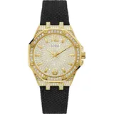 GUESS Shimmer GW0408L2 Damenuhr - Schwarz/Goldfarben