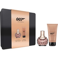 James Bond for Woman Tin Box II, Verführerisches Eau de Parfum und Bodylotion für jeden Anlass, für moderne und feminine Frauen, 1 x 30 ml und 1 x 50 ml