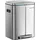 Songmics Mülleimer 40 l Silbern