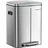 Songmics Mülleimer 40 l Silbern