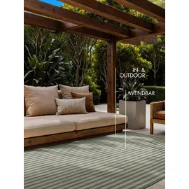 Ted Baker Linley Wendeteppich 120 x 170 cm Grün/Weiß