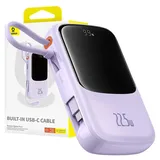 Baseus Qpow Pro+ 10000mAh 22.5W USB-C/USB-A mit Kabel - Violett