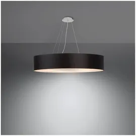 Sollux Skala 1-flg. 80 cm rund schwarz