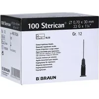 B. Braun Melsungen STERICAN Kanülen Luer-Lok 0,70x30 mm Gr.12 schwarz Lanzetten, Kanülen & Stechhilfen