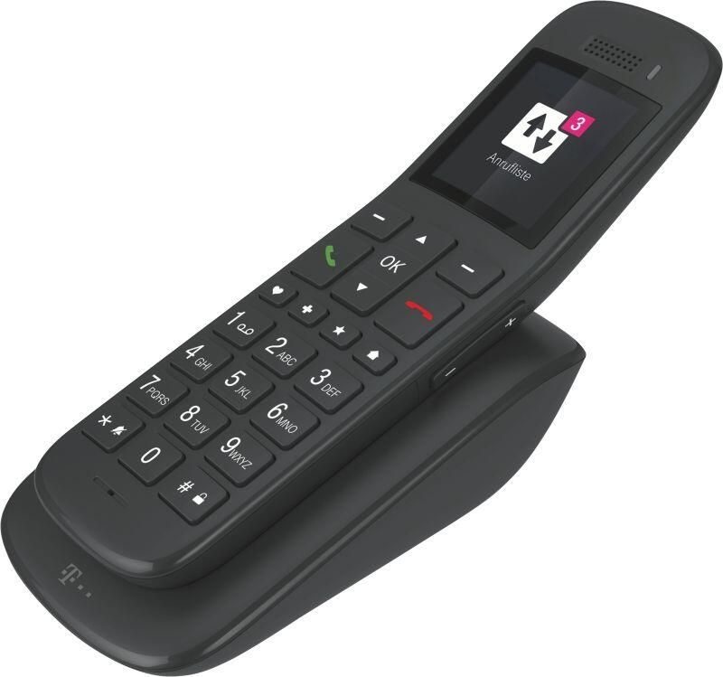 Telekom Speedphone 32 ebenholz, DECT Telefon mit Ladeschale