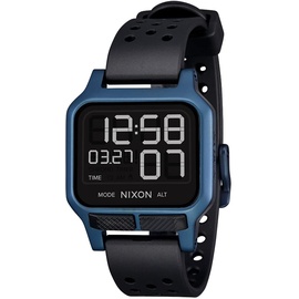 Nixon Herren Digital Quarz Uhr mit Gummi Armband A1320-300-00