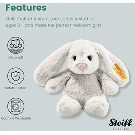 Steiff Soft Cuddly Friends Hoppie Hase 18 cm hellgrau
