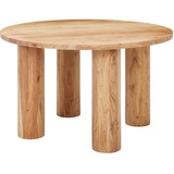 Livetastic Esstisch, Akazie, Holz, Akazie, vollmassiv, rund, rund, 130x76x130 cm, Esszimmer, Tische, Esstische, Esstische rund