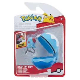 Pokémon PKW4152 - Clip and Go Pokéball - Tentacha und Tauchball 5 cm