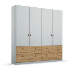 rauch Drehtürenschrank »Homey« - 181x54x210cm - cognac - Holz / Holz / Eichenholz