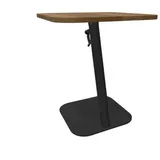 Dataflex Bento Laptoptisch 550-755mm höhenverstellbar, Schwarz/Catania-Eiche