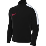 Nike Herren Dril Sweatshirt, Black/White/Bright Crimson, S