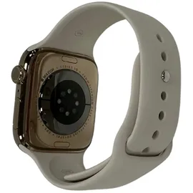 Apple Watch Series 10 GPS + Cellular 46 mm Titangehäuse gold Sportarmband polarstern S/M