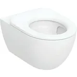 Geberit Acanto Wand-Tiefspül-WC-Set 502996001 36x38,5x53,5cm, 4,5 l, geschlossen, mit Sitzring, weiß