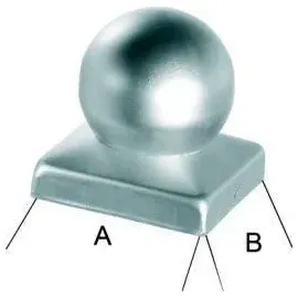 FP Pfostenabdeckung tzn 90 mit Kugel