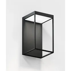 IP44.de gic Wandleuchte base deep black (RAL 9005), cover deep black (RAL 9005)