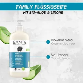 Sante Flüssigseife Bio-Aloe & Limone 500 ml