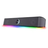 Trust Gaming Stereo Soundbar mit RGB Beleuchtung GXT 1619 Rhox, Computer Boxen, 12W, 2.0 Lautsprecher mit LED-Beleuchtung, PC Soundbar, USB-Betrieb,...